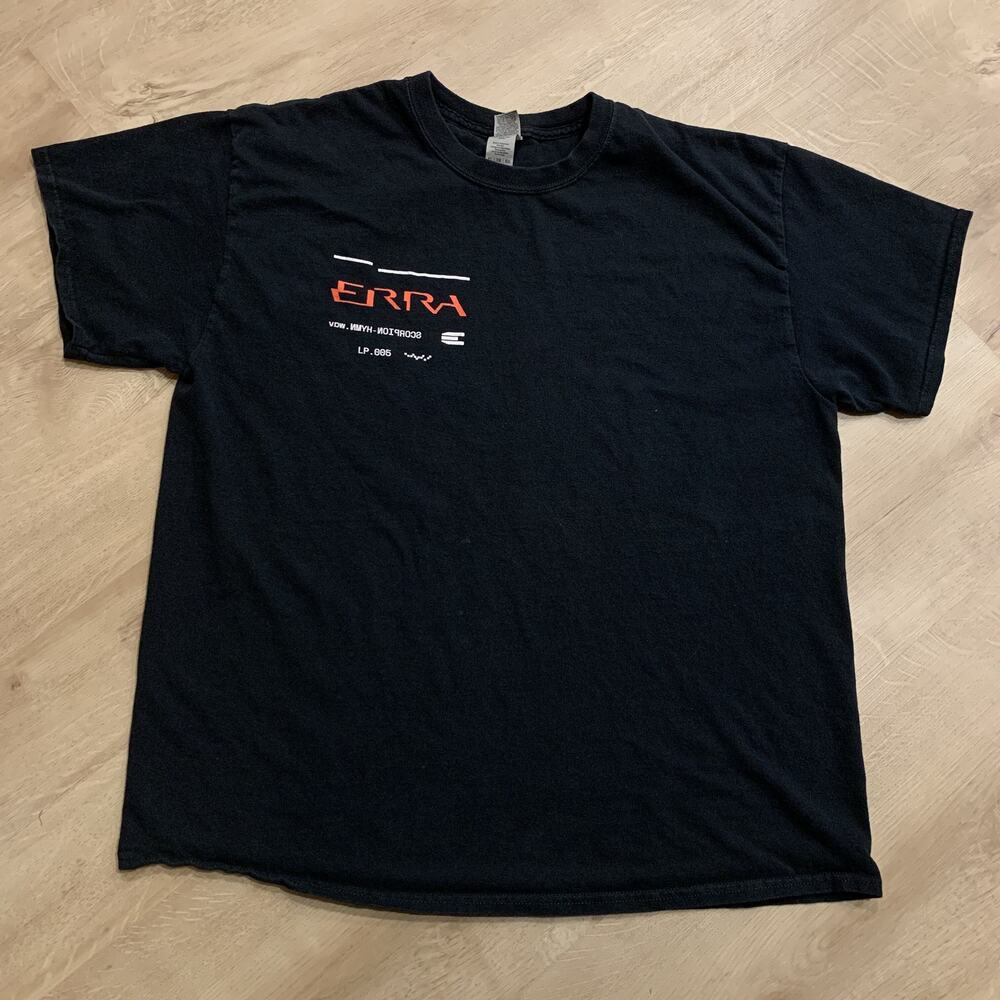 Erra Scorpion Hymn T-Shirt Men's Xl Black Metalcore Band Tee Concert Tour Album View 2